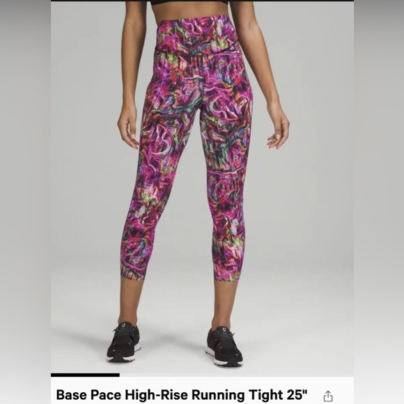 lululemon athletica Pants - Lululemon | Base Pace High-Rise Running Tight 25" Plus Size 20